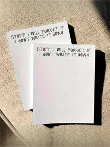 1 包，便利贴，古怪的待办事项清单笔记本套装，新颖的笔记，新颖的笔记本和有趣的贴纸，办公桌配件，行政专业日礼物，员工推荐礼物，有趣的礼物（50 页） - 彩色 - 查看 6