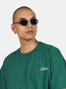 Sumwon Club Monaco 柑橘印花 T 恤夏季街头都市风格宽松休闲春季时尚度假海滩旅行主题 T 恤