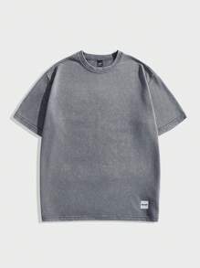 Manfinity VCAY Young Men's Knitted Casual Loose Fit Short Sleeve T-Shirt, Multi-Pack