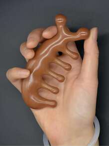 1 件经络按摩梳，海豚头设计按摩梳，五齿梳，适用于经络按摩，缓解压力，缓解情绪，身体护理，适用于旅行、户外、运动、办公室、学校、装饰品、礼品、发饰、返校用品