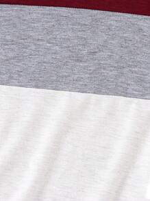 SHEIN Young Boy Letter Graphic Colorblock Tee