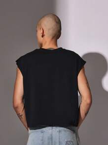 SUMWON Sleeveless Tank Retro Western Cowboy Society Graphic Print T-Shirt Festival Streetwear Muscle Tank Top Vintage Summer Athletic Workout Vest