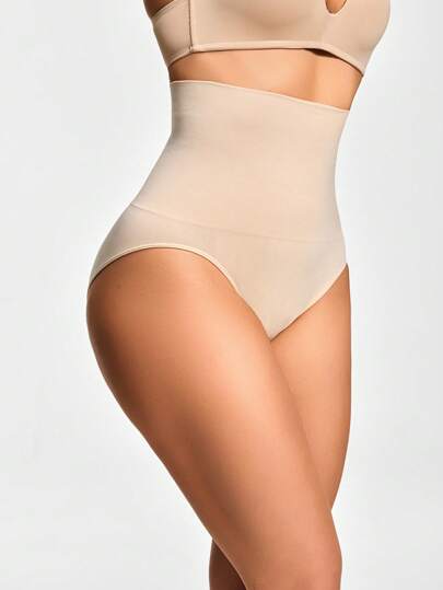 SHAPORA Women's Solid Color High Waist Seamless Shape Wear Bottoms