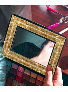 1 Yard Vàng Holographic Rhinestone Trang Trí Trang Phục Sọc Với Kích Thước Hỗn Hợp & Hình Dạng Đá Cho Trang Trí Quần Áo, Quà Tặng Trang Trí & Làm Đồ Trang Sức Tự Làm, Trang Trí Lễ Hội Giáng Sinh Cho Quà Tặng Ngày Lễ (Rộng 1cm) - Vàng - Xem 2