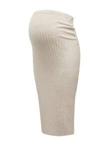Modmama Maternity   Women's Ribbed Bodycon Skirt With Tummy Control, 3 Pieces Set