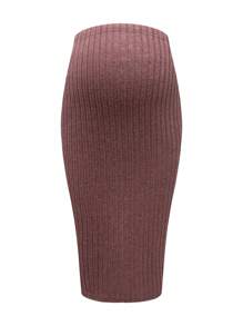 Modmama Maternity   Women's Ribbed Bodycon Skirt With Tummy Control, 3 Pieces Set