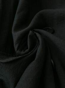 Regalyn Blazer femme grande taille à manches courtes avec poche décorée, décontracté et confortable, convient pour le port quotidien et les déplacements