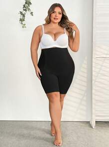SHEIN CURVE+ Curve Plus High Waisted Shapewear Shorts