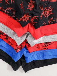 6pcs Tween Boy Cotton Boxer Briefs Set - Multicolor - View 3