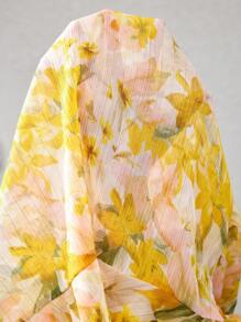 SHEIN Clasi Plus Size Women Printed Ruffle Trim Spaghetti Strap Cami Tank Top, Plus Size Elegant Geometric Print Front-Tie Flounce Sleeve Blouse, Utfits For Women Vacation Outfits Woman, Elegant Everyday Versatile Wear, Vacation, Suitable For Workplace, Afternoon Tea, Date, Concert, Party, Retro College Style, For Daily Wear, Tops For Women Summer, Top Women Tops, Holiday Outfits, Resort /Vacation Style