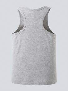 Conjunto de 3 camisetas interiores de mezcla de algodón para adolescentes, de unicolor, diseño sencillo para combinar fácilmente, tela elástica y transpirable, lavable a máquina, ajuste cómodo y fácil cuidado (se vende por separado en un conjunto de 3 piezas) - Multicolor - Ver 6