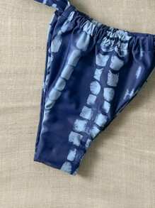 Swim Vcay Springbreak 女士夏季随机印花抹胸金属装饰性感比基尼套装 - 彩色 - 查看 4