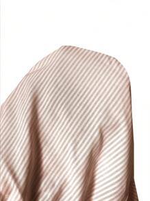 Flirla Women's Pink Cotton Low Waist Drawstring Tie Straight Leg Pants, Casual & Stylish For Spring Home Wear - Khaki - View 7