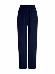 TaskEZ Two-Tone Splice Short Sleeve Top And Pants Scrub Uniform Set