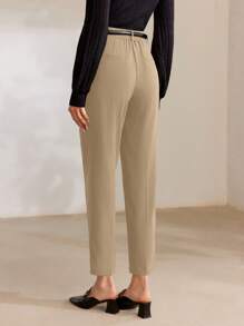 MOTF PREMIUM PANTALONES CON BOLSILLOS SESGADOS CON PRENSA - Albaricoque - Ver 5