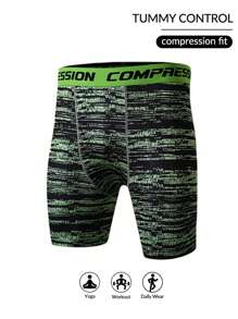 Manfinity Sport Corelite Pantaloni a compressione casual sportivi da uomo, minimalisti e alla moda per uso quotidiano