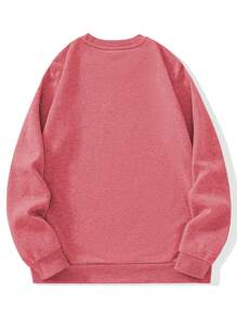 INAWLY Women Sweatshirt, Just Work Here Sweatshirt, Funny Sweatshirt, Sarcastic Crewneck, Meme Shirt, Best Friend Gift, Adult Humor Pullover, Sweatshirt For Autumn/Winter, Gift For Her, Holiday Sweatshirt, Fashion Now, Fashion, Aesthetic Sweatshirt, Siblings Gift, Gift For Sister,Graduation,Teacher,Back To School Fall - Pink - View 2