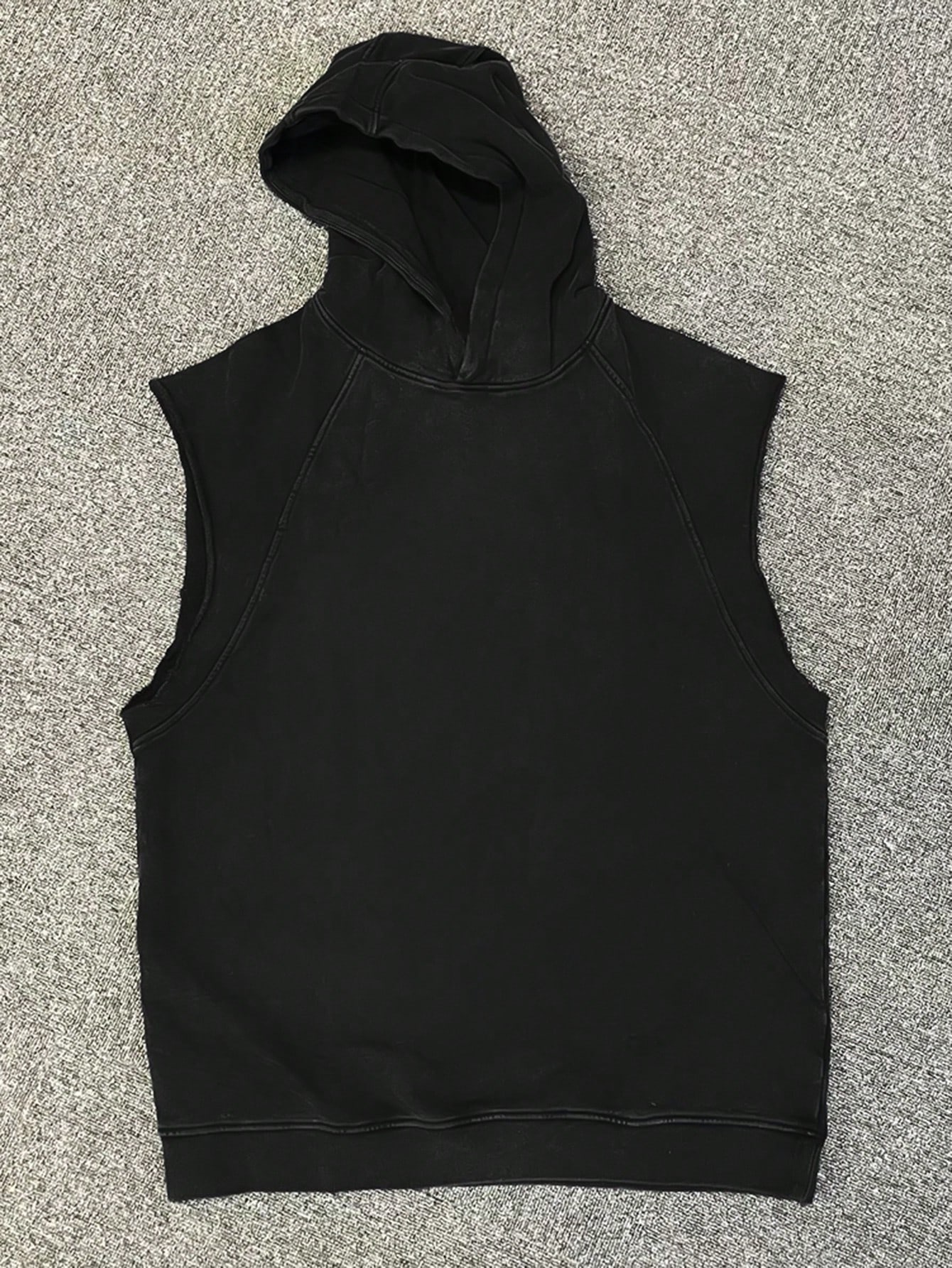 SHEIN Manfinity Dauomo Casual & Fashion Men's Solid Color Versatile Hooded Sweatshirt