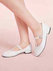 CUCCOO DOLLMOD Women's Casual Versatile Simple Flat Loafers - White - View 4