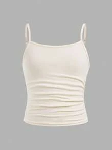 SHEIN Girlism 3pcs Tween Girls Fitted Casual Sports Performance Tank Top Sets, School, Campus, College