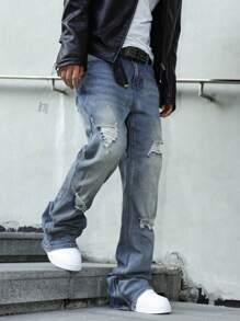 Manfinity Homme 男士休闲牛仔裤，简约时尚，适合日常穿着