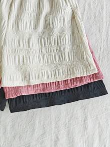 Vintaside Kids Bộ 3 món/Bộ áo không tay thường ngày cho bé gái và quần short, trang phục đi nghỉ - Nhiều màu - Xem 7