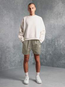 SUMWON Pantalones cortos deportivos de nailon ligeros para entrenamiento, fitness, entrenamiento, running, footing, deporte de rendimiento, de secado rápido y transpirables, con bolsillos laterales, para verano y primavera