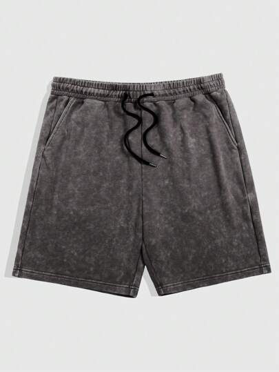 Street Life Short unicolore simple et pour hommes, adapté pour l'été