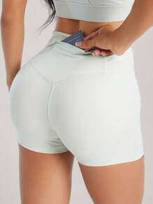 Tropiluxe Women Professional Sports Plain Mini Shorts Sportwear For Daily Wear