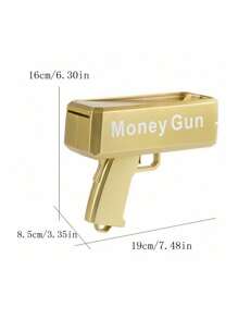 Raining Money Banknote Gun 100pcs Toy Money Fashion Party Outdoor Games Fun Funny Gift - Multicolor - View 4