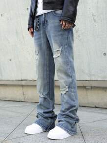 Manfinity Homme 男士休闲牛仔裤，简约时尚，适合日常穿着