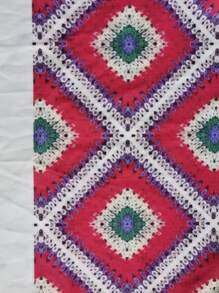 2 件套女婴夏季套装，全新几何印花针织吊带背心和短裤 2 件套服装 - 彩色 - 查看 7