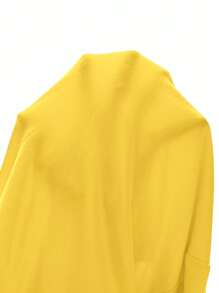 SHEIN PETITE Solid Slim Fit Spring Dam Bodysuit - Senapsgul - Visa 8