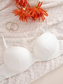 3 件套女士常规休闲钢圈文胸 - 彩色 - 查看 5