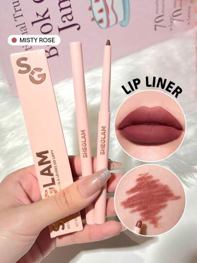 SHEGLAM So Lippy Lip Liner-Misty Rose Matita Per Labbra Opaca Cremosa, Pigmento Elevato, Non Sbiadisce Facilmente, Tinta Per Contorno Labbra Opaca Liscia E Setosa, Trucco Per Labbra, Festa Di Natale Del , Matita Per Labbra Marchio Bellezza Trucco Cosmetico Per Donne Ragazze Perfetto Per Autunno Inverno Ideale Per Y2K Elegante Moda Adatto Per Compleanno Natale Presente Festa Pronto Migliore Colore