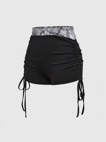 ROMWE 女士高腰性感热裤短裤