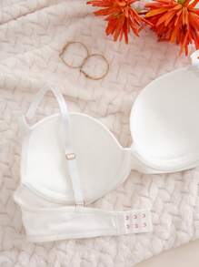 3 件套女士常规休闲钢圈文胸 - 彩色 - 查看 4