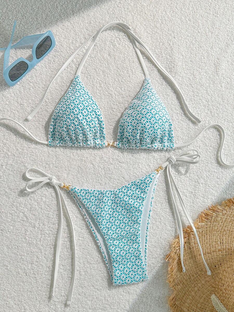 Swim Mod Bộ bikini buộc dây phía trước gợi cảm Springbreak dành cho nữ, đồ bơi đi biển mùa hè - Nhiều màu - Xem 1