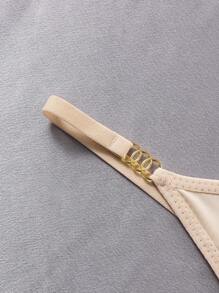 EmpressEnvy 5 条装 女士休闲舒适低腰丁字裤 带圆形连接件 - 彩色 - 查看 6