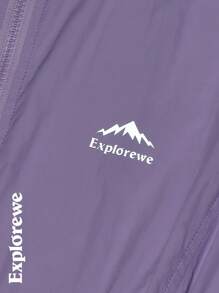 Teen Girl Outdoor Casual Multiple Pockets Cinched Cinched Waist Floral Pattern Sleeveless Dress, Plain Color, Suitable For Spring/Summer Daily Wearing, Travel, Versatile - Purple - View 4