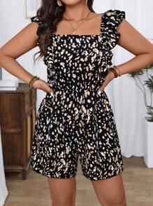 Breezaya Tuta minimalista di moda per taglie comode, adatta per l'estate