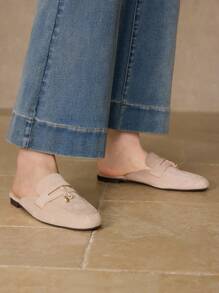 MOTF PREMIUM WOMEN'S SIMPLE & COMFORTABLE FLAT SHOES FOR CHRISTMAS - Baby Pink - View 7