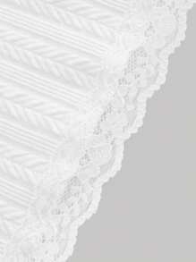 SHEIN MOD White Lace Edge Decor Jacquard Texture Bowknot Ribbon Detail Cami Top,Summer Tops,Summer Outfits For Women,Going Out Tops,Summer,Cute Tops,Y2k Tops,Rave,Country,Fairycore,Brunch Outfits For Women,Minimalist,Concert Outfits