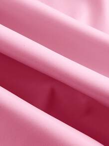 SHEIN Essnce Women's Leather Top Fashionable Ruched Asymmetric Hem Tube Top, Suitable For Going Out And Parties Top Pink - Baby Pink - View 4