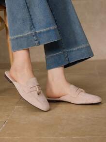 MOTF PREMIUM WOMEN'S SIMPLE & COMFORTABLE FLAT SHOES FOR CHRISTMAS - Baby Pink - View 8