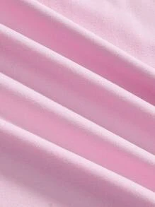 SHEIN Maternity Solid Color Short Sleeve T-Shirt, Minimalist Fashion Suitable For Summer - Multicolor - View 12