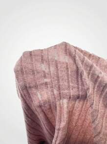 SHEIN Maternity Loose Strappy Solid Color Jumpsuit - Dusty Pink - View 7