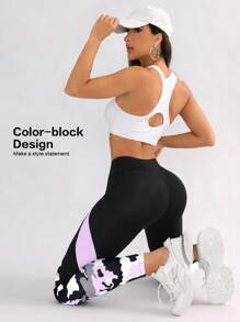 Core Rhythm Quần legging thể thao thời trang tối giản, quần tập yoga phù hợp cho nữ - Nhiều màu - Xem 3