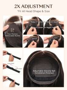 3D Body Pre Bleached Invisible Knots Pre Cut Plucked Pre Everything Wig Body Wave 100% Human Hair Wig Black With Blonde Highlights 13x4 Lace Frontal Wigs For Women - SNATURAL/30 - View 8