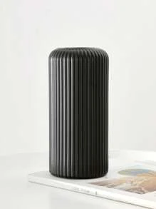 SHEIN 1pc Ceramic Look Plastic Composite Vase, Unbreakable Vase, Height 7.8 Inch Plastic Vase, Simple Tabletop Vase, Dried Flower Vase For Pampas Grass Decoration And Artificial Flower Vase For Home Decor, Bohemian Vase For Wedding Party Table Home Decor,Home Decor,Flower Vase,Centerpiece,Table Decor